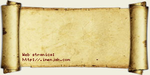 Nikolina Vujačić vizit kartica